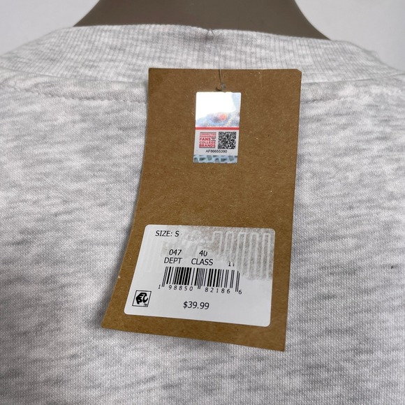 Coastal Carolina Chanticleers NCAA Gray Campus Sweatshirt Women's SMALL NWT - Picture 8 of 10